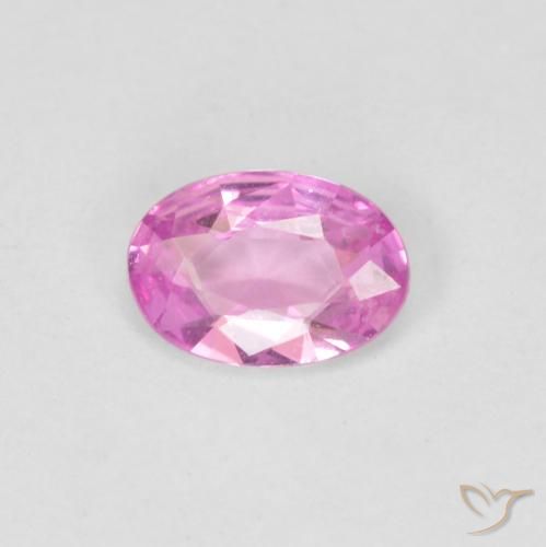 0.37ct طبيعي وردى أرجوانى ملكى فاتح زفير, بيضوي, VVS