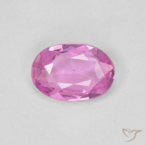 0.44ct طبيعي أرجوانى كثيف زفير, بيضوي, VVS