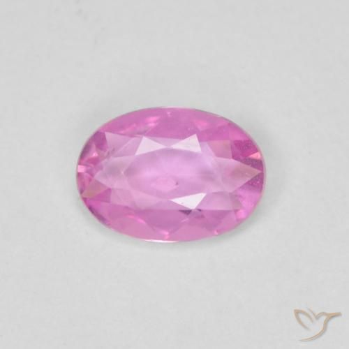 0.37ct طبيعي أرجوانى كثيف زفير, بيضوي, VVS-VS
