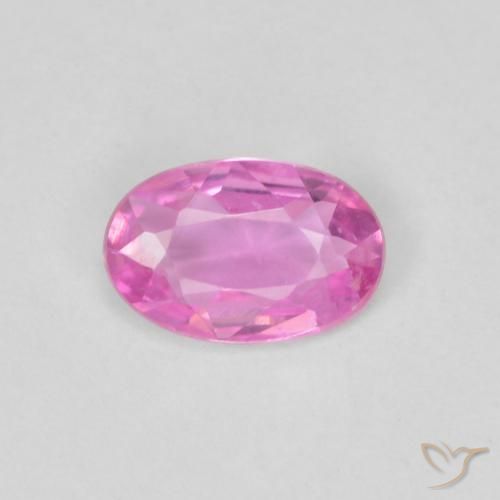 0.36ct طبيعي أرجوانى متوسط زفير, بيضوي, VVS-VS