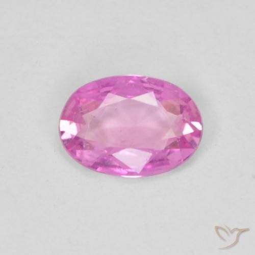 0.39ct طبيعي وردى-أرجوانى زفير, بيضوي, VVS-VS