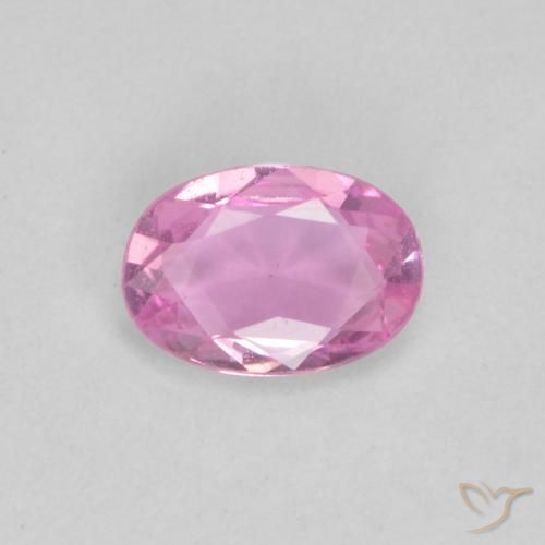 0.46ct طبيعي وردى متوسط زفير, بيضوي, VVS