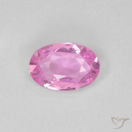 0.42ct طبيعي وردى متوسط زفير, بيضوي, VVS