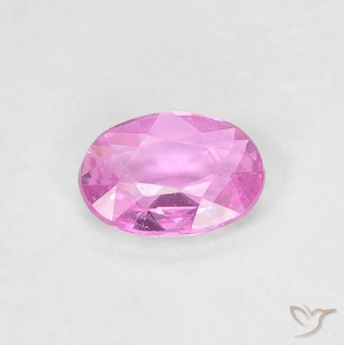 0.40ct طبيعي وردى-أرجوانى زفير, بيضوي, VVS