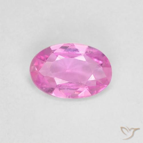 0.45ct طبيعي أرجوانى كثيف زفير, بيضوي, VVS