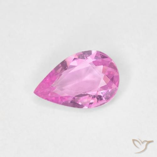 0.35ct طبيعي أرجوانى كثيف زفير, شكل الكمثرى, VVS