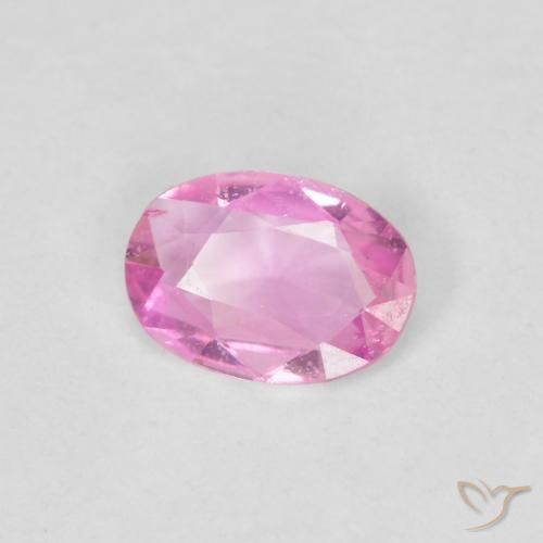 0.33ct طبيعي وردي فاقع زفير, بيضوي, VVS
