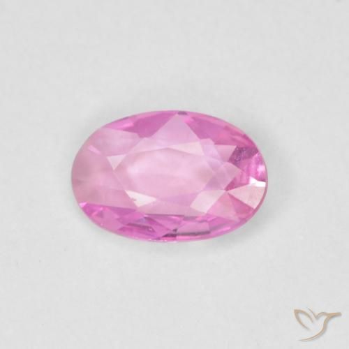 0.36ct طبيعي وردى أرجوانى ملكى زفير, بيضوي, VVS