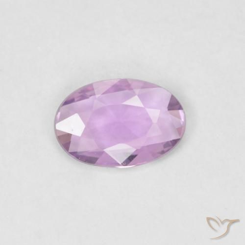 0.32ct طبيعي أرجوانى وردى زفير, بيضوي, VVS