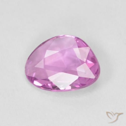 0.60ct طبيعي أرجوانى وردى لامع زفير, فانسى, VVS