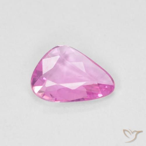 0.48ct طبيعي أرجوانى وردى لامع زفير, فانسى, VVS-VS