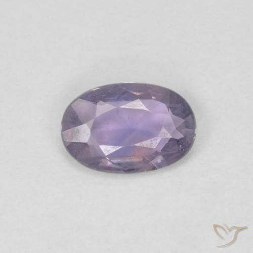0.46ct طبيعي بنفسجى متوسط زفير, بيضوي, VVS