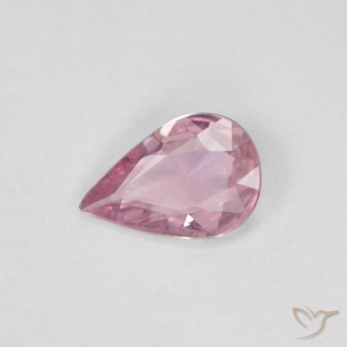 0.34ct طبيعي وردي فاتح زفير, شكل الكمثرى, VVS