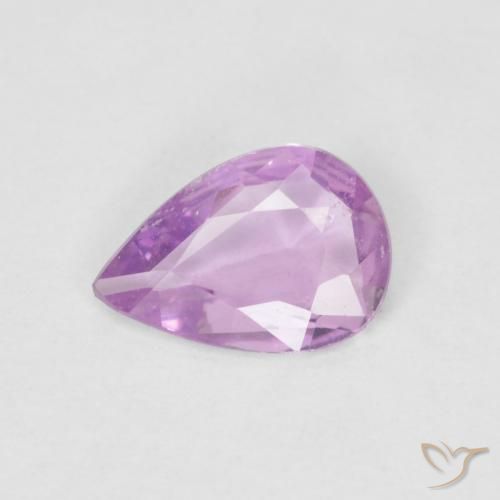 0.42ct طبيعي بنفسجي وردي زفير, شكل الكمثرى, VVS-VS
