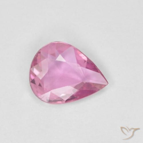 0.39ct طبيعي وردي فاقع زفير, شكل الكمثرى, VVS