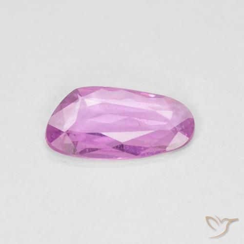0.65ct طبيعي أرجوانى وردى لامع زفير, فانسى, قليلا جدا