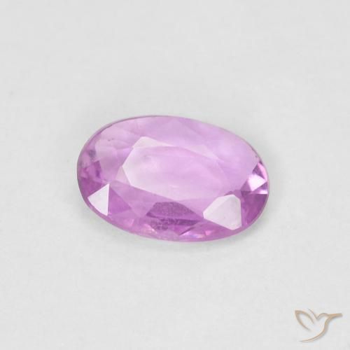 زفير Medium Light-Purple طبيعي، بيضوي، 0.43 قيراط، قليلا جدا