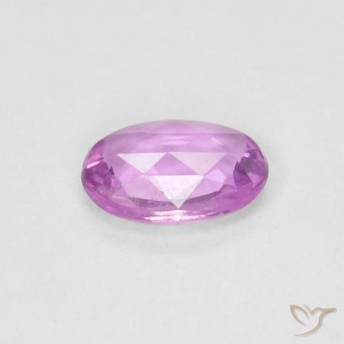 زفير Medium Light-Purple طبيعي، بيضوي، 0.43 قيراط، قليلا جدا