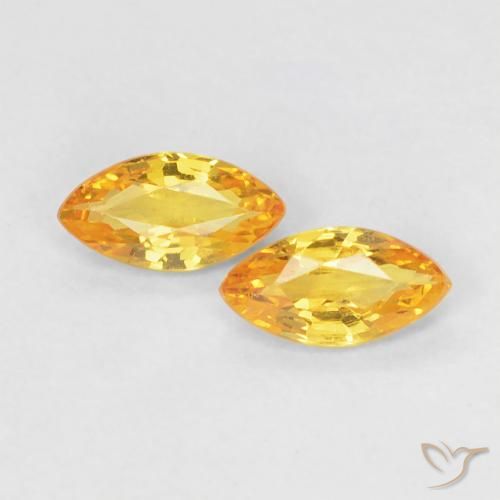 0.37ctw طبيعي ذهبى متوسط زفير, ماركيز, VVS-VS