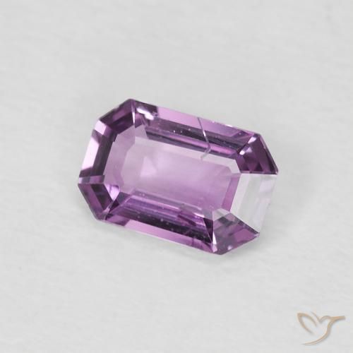 زفير Medium Dark-Purple طبيعي، ثمانى / قصة زمرد، 0.60 قيراط، VS-SI