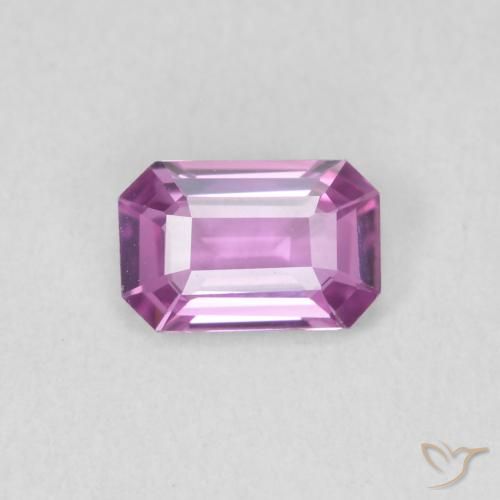 0.62ct طبيعي Medium Light-Purple زفير, قص الزمرد, VVS