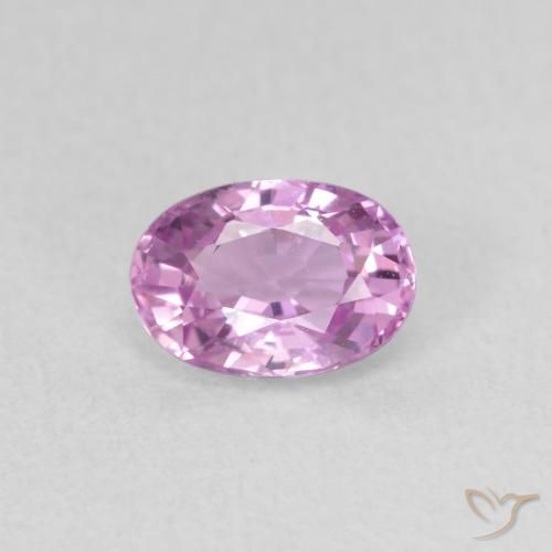 0.73ct طبيعي Medium Light-Purple زفير, بيضوي, VVS