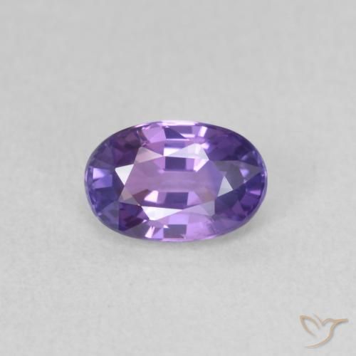 0.70ct طبيعي بنفسجى متوسط زفير, بيضوي, VVS