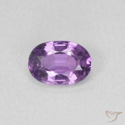 0.63ct طبيعي بنفسجى غامق زفير, بيضوي, VVS