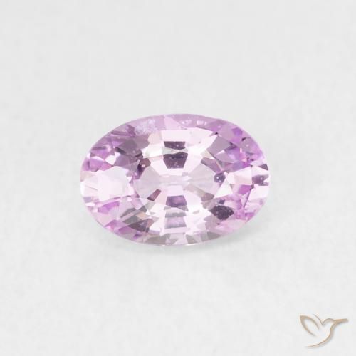 0.64ct طبيعي وردى أرجوانى زفير, بيضوي, قليلا جدا