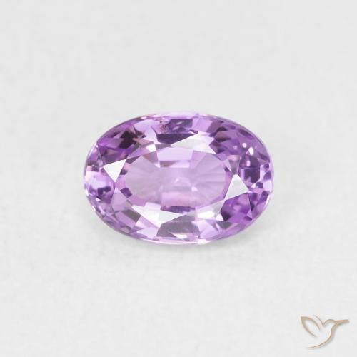 0.64ct طبيعي أرجوانى كهربائى زفير, بيضوي, VVS