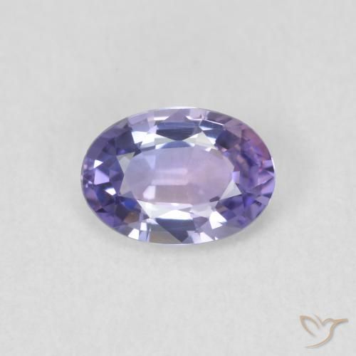 0.56ct طبيعي بنفسجى متوسط زفير, بيضوي, VVS-VS