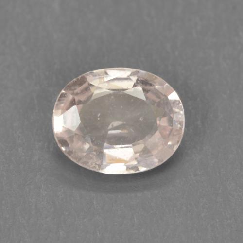 0.50ct طبيعي وردي فاتح زفير, بيضوي, قليلا جدا