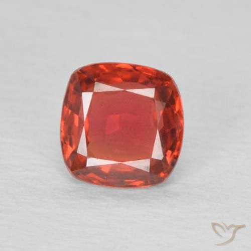 0.47ct طبيعي أحمر متوسط زفير, وسادة, VVS