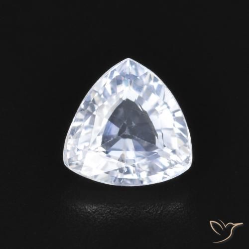 0.77ct طبيعي أزرق فاتح جدا زفير, مثلثى, قليلا جدا