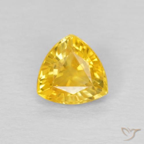 0.80ct طبيعي برتقالى ذهبة زفير, مثلثى, VVS-VS, Photo A