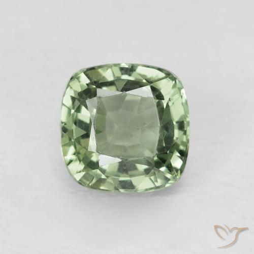 0.73ct طبيعي أخضر مريمية فاتح زفير, وسادة, VVS
