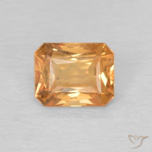 0.50ct طبيعي يوسفى زفير, قص الزمرد, VVS