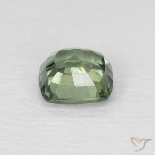زفير Medium Light Green طبيعي، وسادة، 0.57 قيراط، قليلا جدا