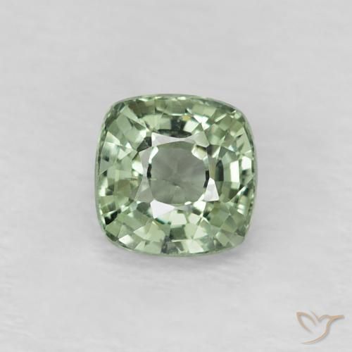 0.54ct طبيعي أخضر الغابات زفير, وسادة, قليلا جدا, Photo A