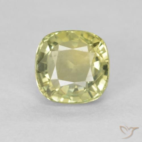 0.64ct طبيعي اخضر فاتح زفير, وسادة, VVS-VS