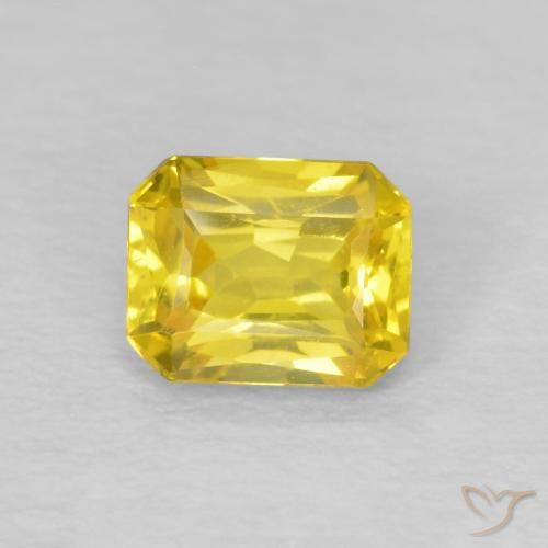 0.56ct طبيعي أصفر توسكانا زفير, قص الزمرد, VVS