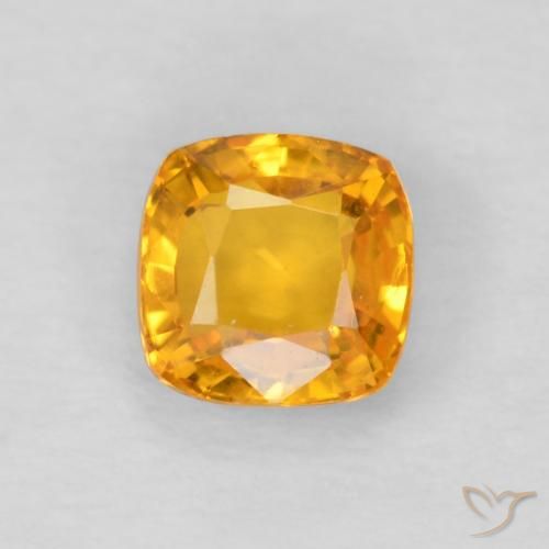 0.56ct طبيعي برتقالى متوسط زفير, وسادة, VVS