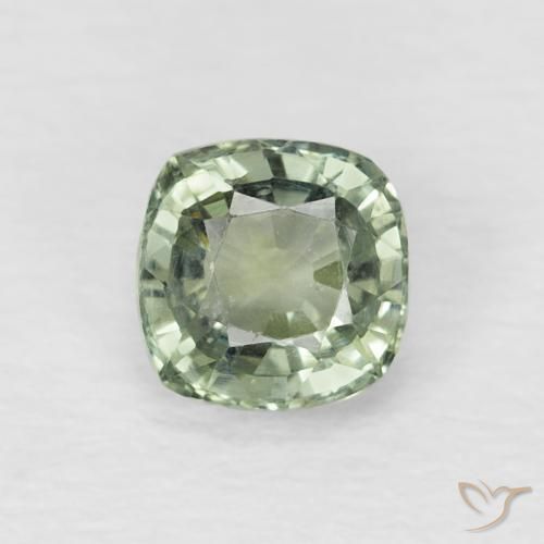 0.67ct طبيعي أخضر الغابة فاتح زفير, وسادة, VVS-VS
