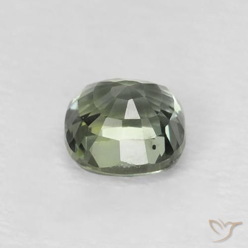 زفير Medium Light-Green طبيعي، وسادة، 0.64 قيراط، VVS-VS