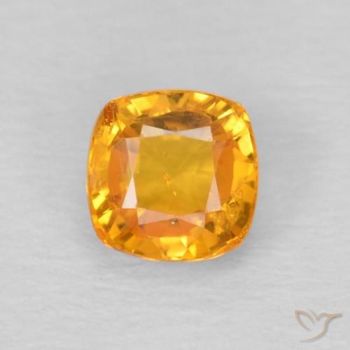 0.70ct طبيعي برتقالى متوسط زفير, وسادة, قليلا جدا