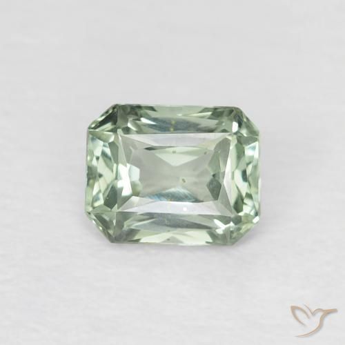 0.53ct طبيعي أخضر الغابات زفير, قص الزمرد, VVS