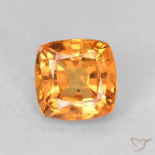 0.60ct طبيعي برتقالى متوسط زفير, وسادة, VVS-VS