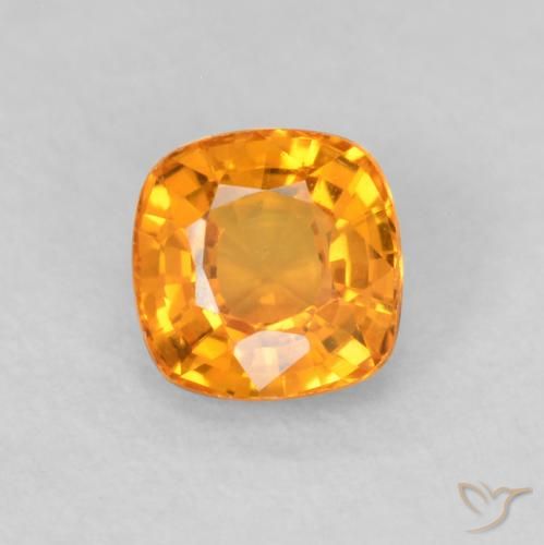 0.48ct طبيعي برتقالي زاهى زفير, وسادة, VVS-VS