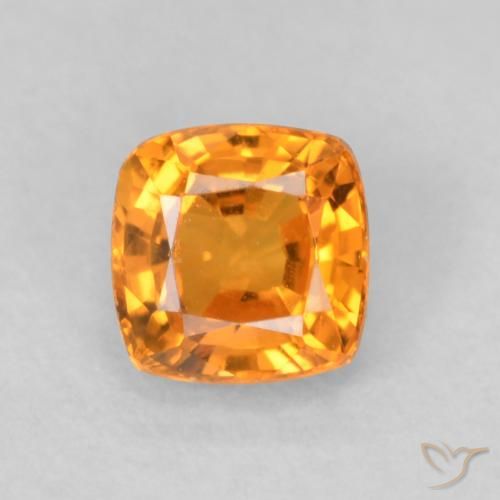 0.55ct طبيعي برتقالي زاهى زفير, وسادة, VVS-VS