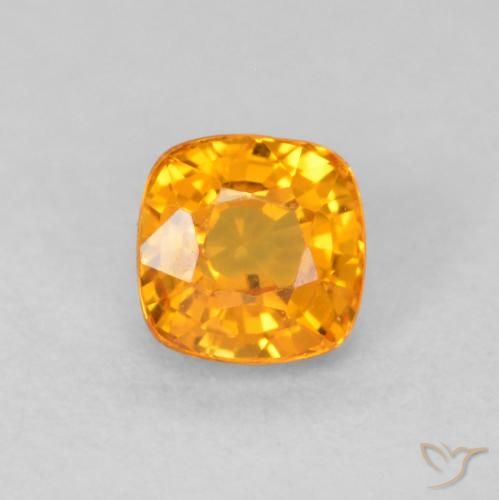 0.56ct طبيعي برتقالي زاهى زفير, وسادة, VVS